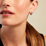 Cr&eacute;oles Anicette Argent Blanc Oxyde De Zirconium - Boucles d'oreilles cr&eacute;oles Femme | Histoire d&rsquo;Or