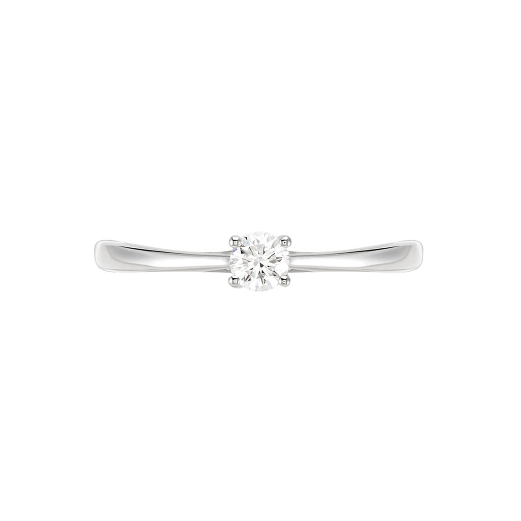 Bague Solitaire Aphrodite Platine Blanc Diamant - Bagues solitaires Femme | Histoire d’Or
