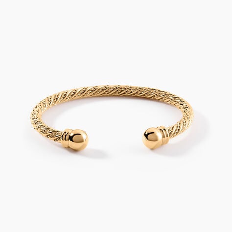 Bracelet Jonc Nelsie Plaqué Or Doré - Bracelets joncs Femme | Histoire d’Or