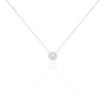 Collier Star Or Blanc Oxyde De Zirconium - Colliers Femme | Histoire d&rsquo;Or