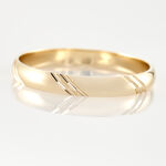 Alliance Massina Demi Jonc Classique Or Jaune - Alliances Unisex | Histoire d&rsquo;Or