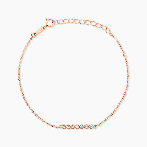 Bracelet Aryles Argent Rose Oxyde De Zirconium - Bracelets Femme | Histoire d&rsquo;Or