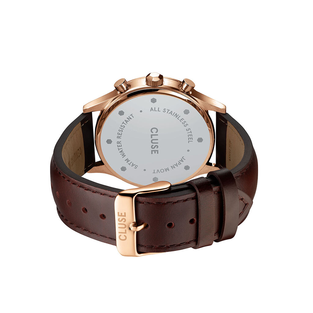 Montre Cluse Antheor Multifonction Bleu - Id&eacute;es cadeaux Homme | Histoire d&rsquo;Or