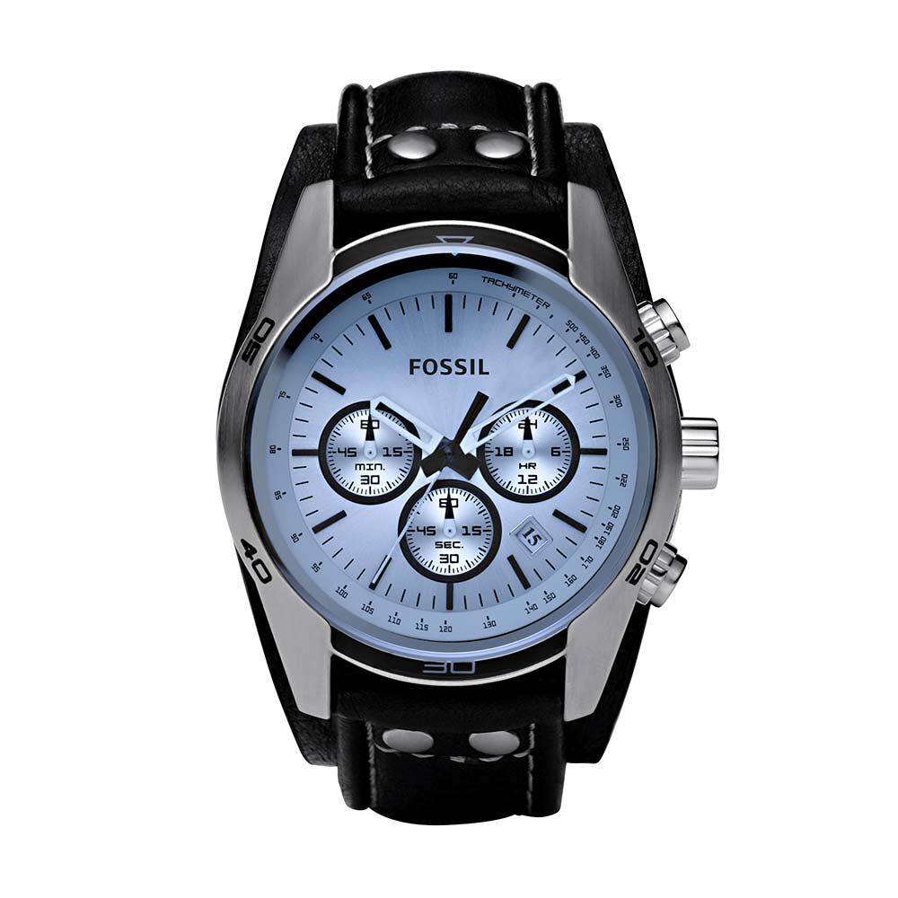 Montres Fossil CH2564 Acier Boucle Ardillon Blanc Ronde - HIMHB1B4450 •  Histoire d'Or