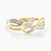 Bague Assa Or Jaune Diamants - Bagues avec pierre Femme | Histoire d’Or