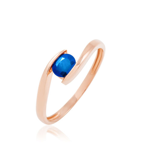 Bague Camilia Or Rose Topaze - Bagues solitaires Femme | Histoire d’Or