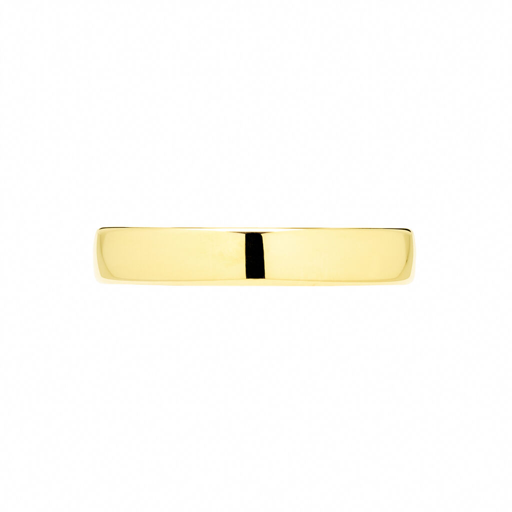 Alliance Jules Ruban Confort Or Jaune - Alliances Famille | Histoire d&rsquo;Or