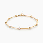 Bracelet Kaelig Plaqu&eacute; Or Jaune Oxyde De Zirconium - Bracelets Femme | Histoire d&rsquo;Or