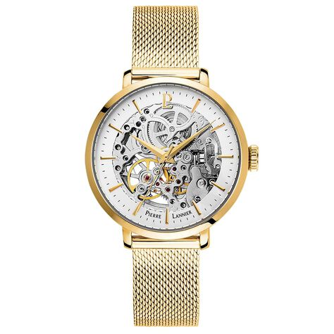 Montre Pierre Lannier Automatique 37 Argent - Montres Femme | Histoire d’Or