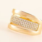 Bague Adelicia Plaqu&eacute; Or Jaune Oxyde De Zirconium - Bagues avec pierre Femme | Histoire d&rsquo;Or