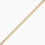 Bracelet Capucin Argent Dor&eacute; A L'Or 750/1000 - Bijoux sans pierre Femme | Histoire d&rsquo;Or
