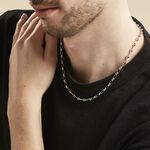 Collier Maille Argent Carrus - Chaines Homme | Histoire d&rsquo;Or