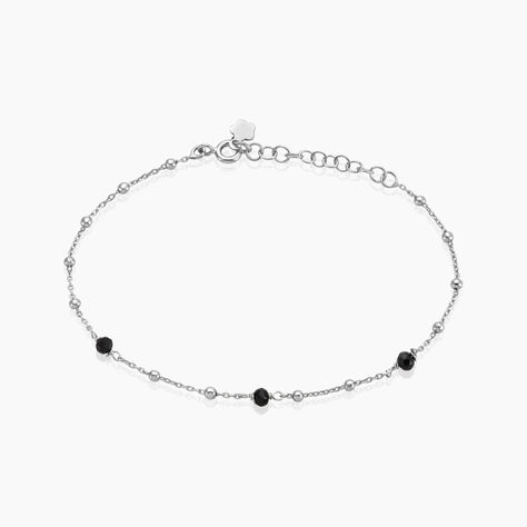 Bracelet Nissia Argent Blanc Verre - Bracelets Femme | Histoire d&rsquo;Or