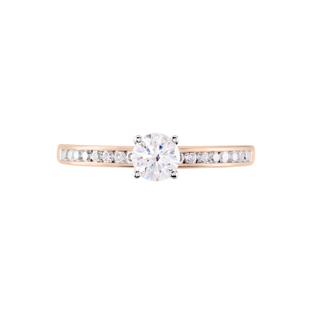 Bague Harem Or Rose Oxyde - Bagues solitaires Femme | Histoire d’Or