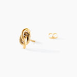 Boucles D'oreilles Puces Niko Or Jaune - Clous d'oreilles Famille | Histoire d&rsquo;Or