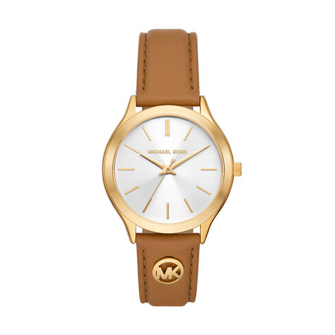 Montre Michael Kors Slim Runway Blanc - Montres Femme | Histoire d&rsquo;Or