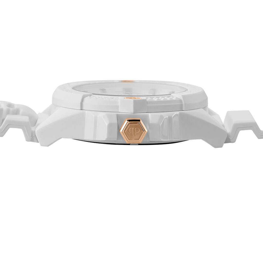 Montre Philipp Plein The Skull Ecoceramic Blanc - Montres Homme | Histoire d’Or