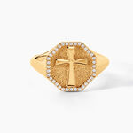 Chevali&egrave;re Erich Or Jaune Oxyde De Zirconium - Bagues de fian&ccedil;ailles Homme | Histoire d&rsquo;Or