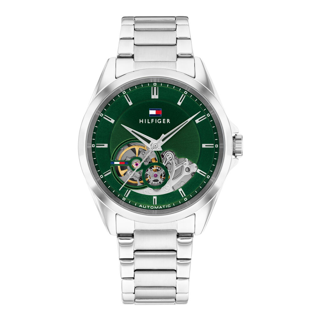 Montre Tommy Hilfiger Baker Automatic Vert - Montres Homme | Histoire d’Or
