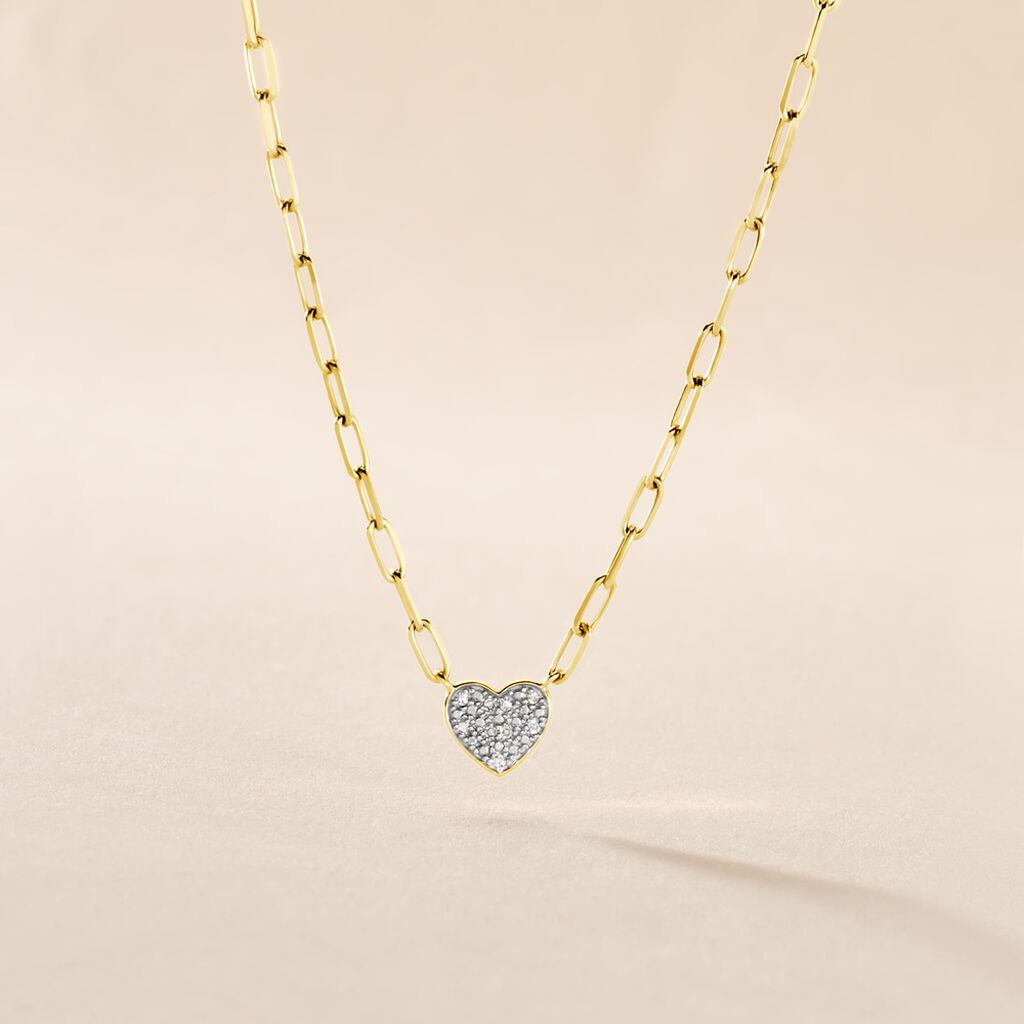 Collier Loved One Or Jaune Diamant - Colliers Femme | Histoire d’Or