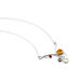Collier Argent Blanc Dorka Ambres - Colliers fantaisie Femme | Histoire d’Or