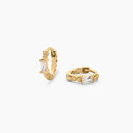 Cr&eacute;oles Louisie Plaqu&eacute; Or Jaune Oxyde De Zirconium - Boucles d'oreilles cr&eacute;oles Femme | Histoire d&rsquo;Or