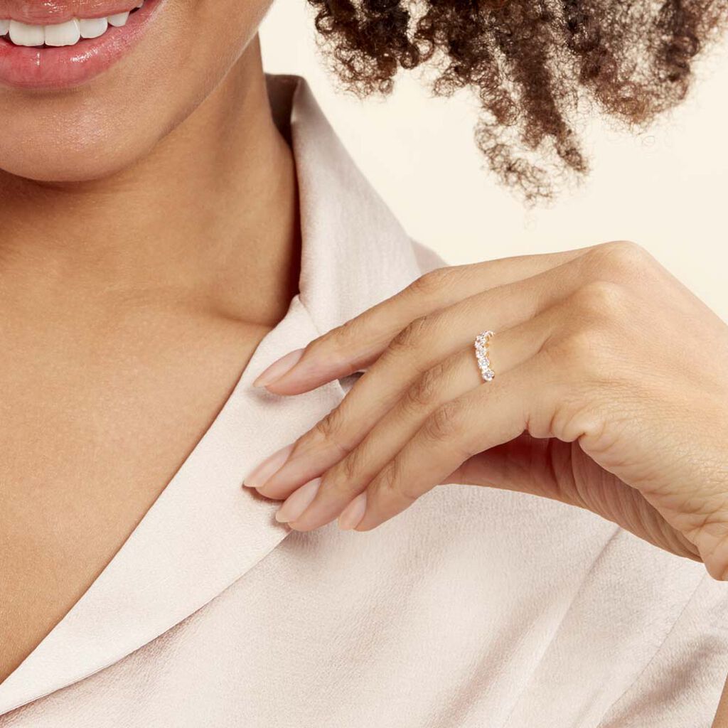 Alliance Ice Or Jaune Oxyde De Zirconium - Alliances Femme | Histoire d’Or