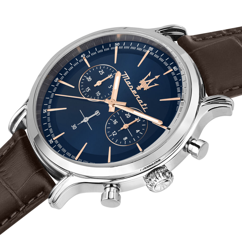 Montre Maserati Epoca Bleu - F&ecirc;te des p&egrave;res Homme | Histoire d&rsquo;Or