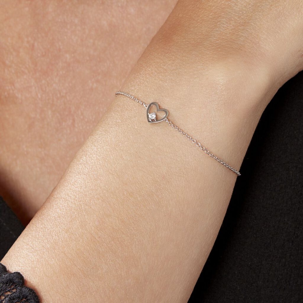 Bracelet Argent Sabino Oxydes De Zirconium - Bracelets Femme | Histoire d’Or