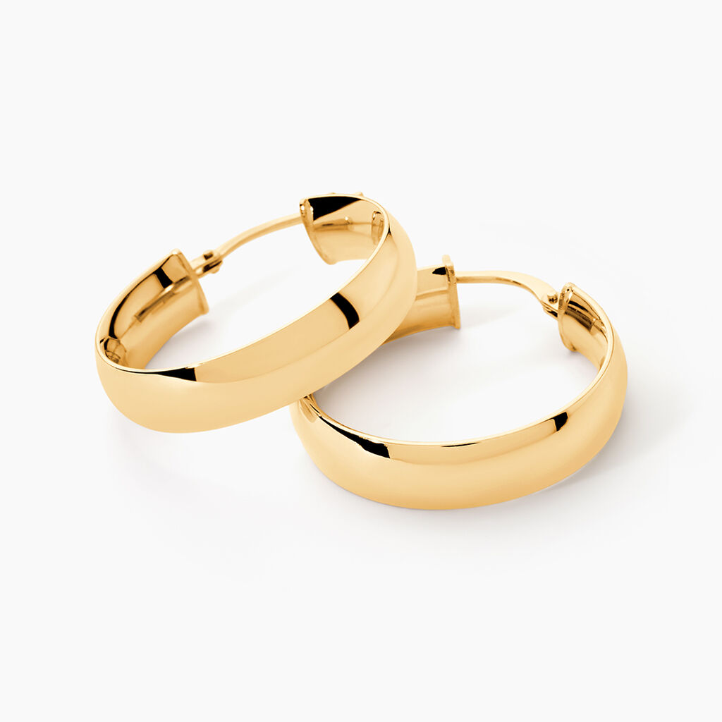 Cr&eacute;oles Terezia Or Jaune - Boucles d'oreilles cr&eacute;oles Femme | Histoire d&rsquo;Or