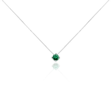 Collier Argent Blanc Dwight Oxyde De Zirconium - Colliers fantaisie Femme | Histoire d&rsquo;Or