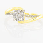 Bague Petunia Or Jaune Diamant - Bagues avec pierre Femme | Histoire d&rsquo;Or