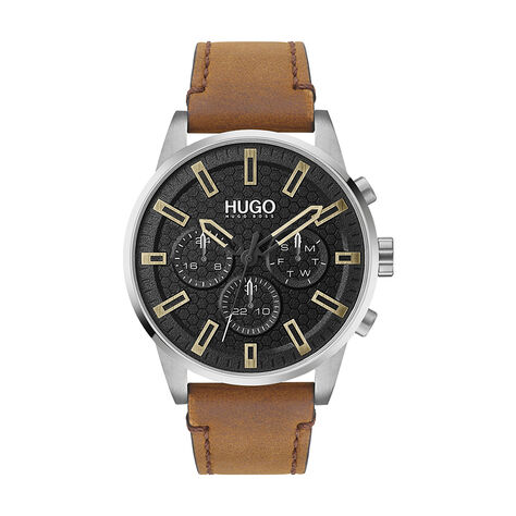 Montre Hugo Seek Noir - Montres Homme | Histoire d’Or