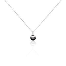 Collier Héléane Argent Blanc Céramique Et Oxyde De Zirconium - Colliers fantaisie Femme | Histoire d’Or