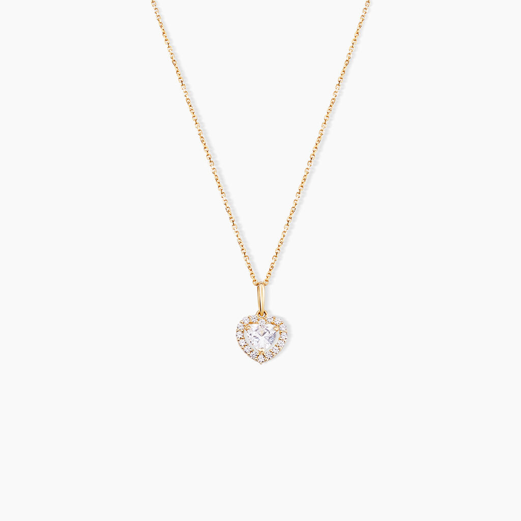 Pendentif Jocosa Or Jaune Oxyde De Zirconium - F&ecirc;te des m&egrave;res Femme | Histoire d&rsquo;Or