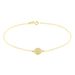 Bracelet Or Jaune Burak Oxyde De Zirconium - Bracelets Femme | Histoire d’Or
