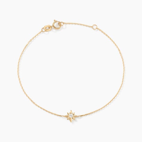 Bracelet Astralia Or Jaune Oxyde De Zirconium - Bracelets Femme | Histoire d’Or