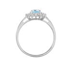 Bague Trick Or Blanc Topaze Et Oxyde - Bagues solitaires Femme | Histoire d&rsquo;Or