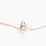 Collier Lorraine Argent Rose Oxyde De Zirconium - Colliers fantaisie Femme | Histoire d&rsquo;Or
