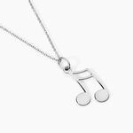 Pendentif Enio Argent Blanc - Pendentifs Famille | Histoire d&rsquo;Or