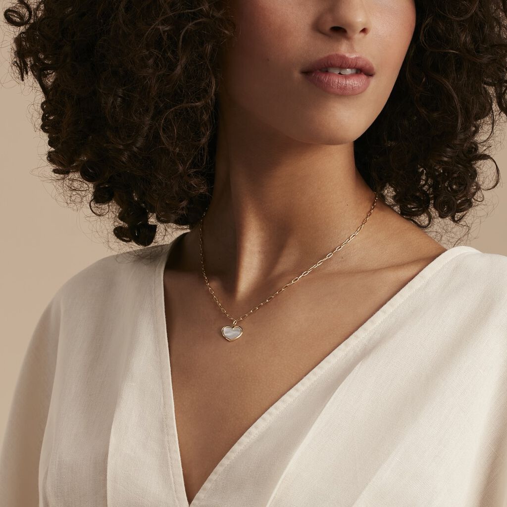 Collier Argent Dore Amour Toujours - Colliers fantaisie Femme | Histoire d’Or