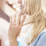 Bague Elyanne Or Jaune Diamant - Bagues avec pierre Femme | Histoire d&rsquo;Or