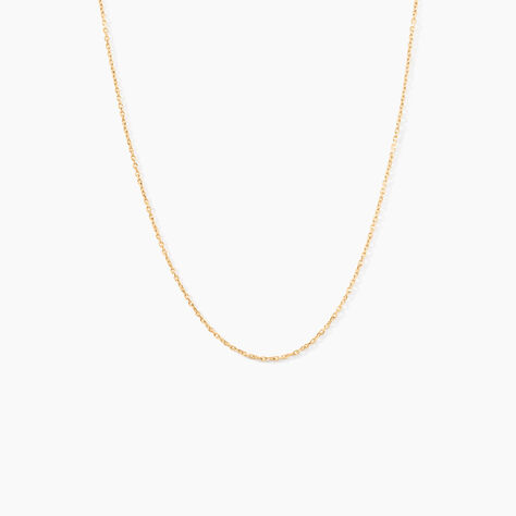 Chaîne Igoa Maille Forçat Diamantee Or Jaune - Chaines Femme | Histoire d’Or
