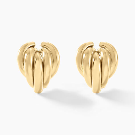 Boucles D'oreilles Or Jaune Verbena - Clous d'oreilles Femme | Histoire d&rsquo;Or