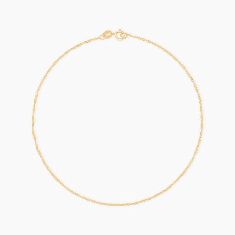 Chaîne De Cheville Sylwia Or Jaune - Chaînes de cheville Femme | Histoire d’Or