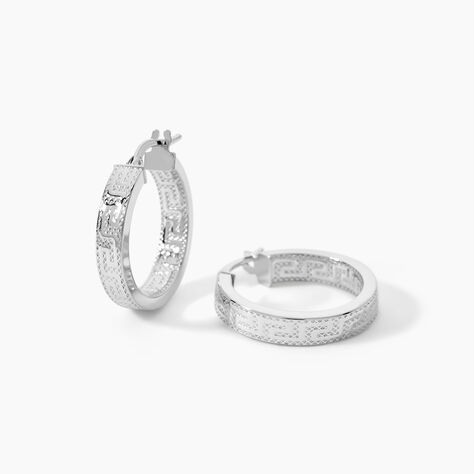 Cr&eacute;oles Ugenie Or Blanc - Boucles d'oreilles cr&eacute;oles Femme | Histoire d&rsquo;Or