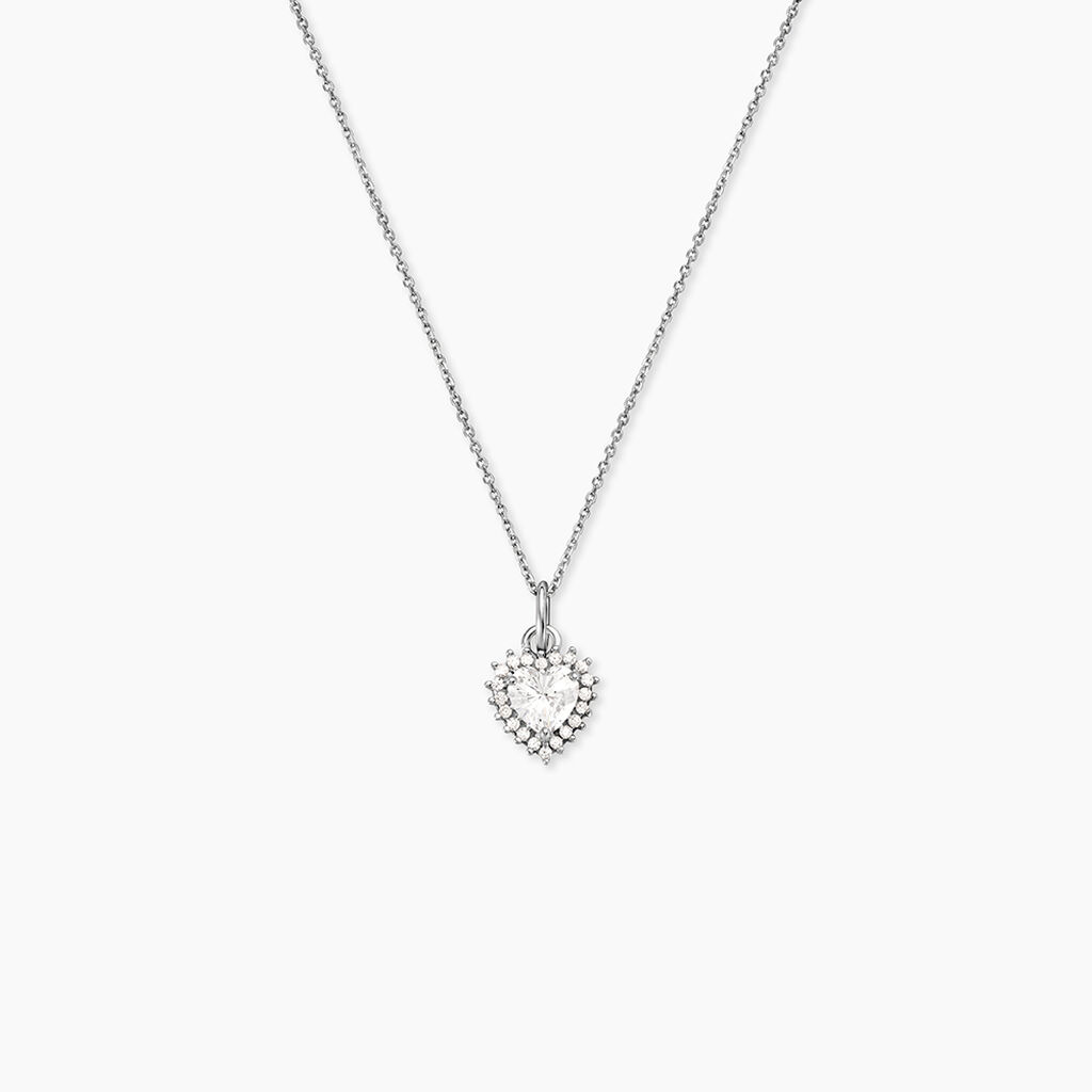 Collier Calvi Argent Blanc Oxyde De Zirconium - F&ecirc;te des m&egrave;res Femme | Histoire d&rsquo;Or