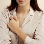 Bracelet Evren Argent Blanc Pierre De Synthese - Bracelets Femme | Histoire d&rsquo;Or