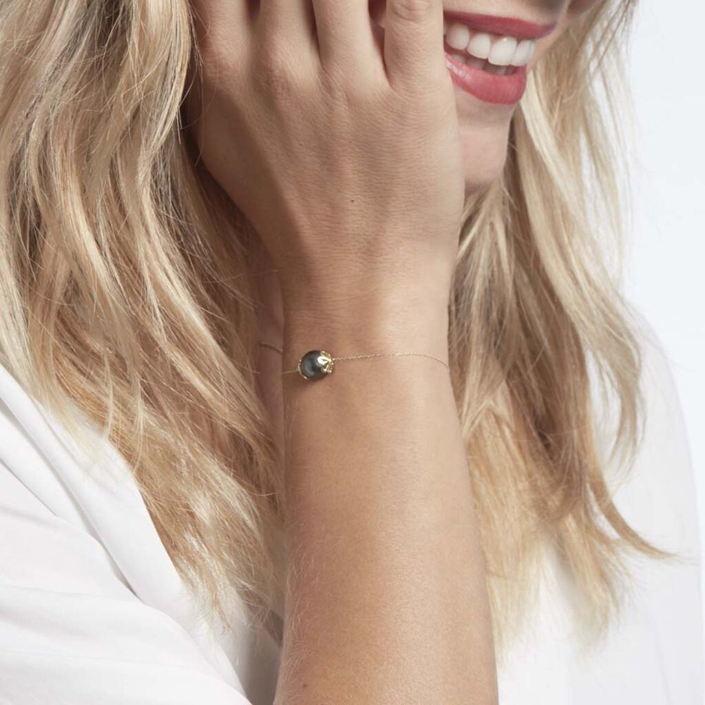 Bracelet Giunone Or Jaune Perle De Tahiti - Bracelets Femme | Histoire d’Or
