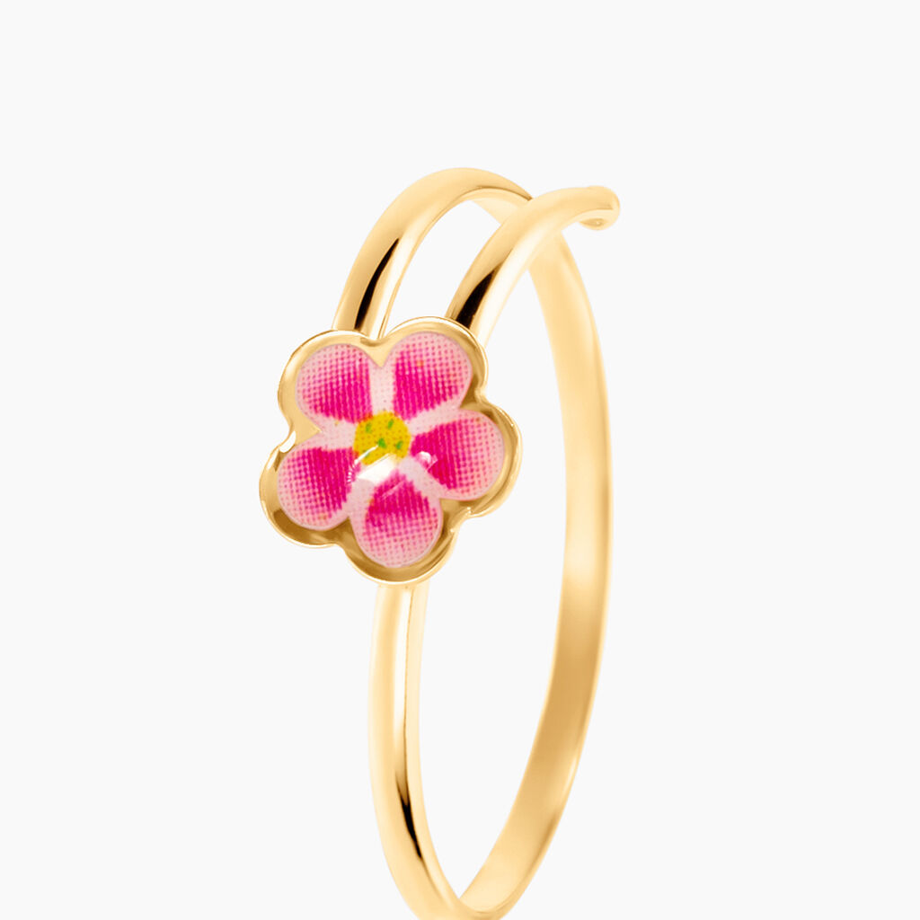 Bague Syna Fleur Or Jaune - Bijoux sans pierre Enfant | Histoire d&rsquo;Or